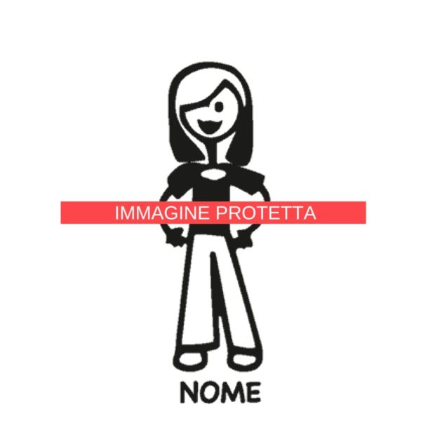 Mamma 2 Adesivi Famiglia - Mamma