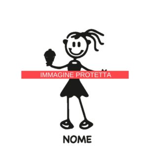 Mamma 21 Adesivi Famiglia - Mamma