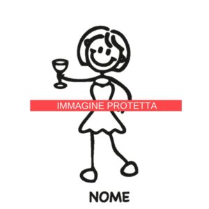 Mamma 3 Adesivi Famiglia - Mamma