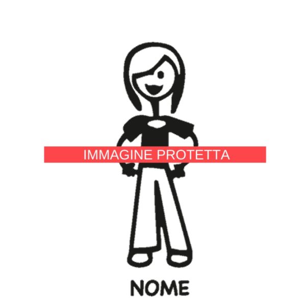 Mamma 6 Adesivi Famiglia - Mamma