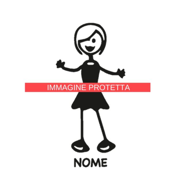 Mamma 9 Adesivi Famiglia - Mamma