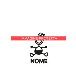 Neonato E Neonata 6 Adesivi Famiglia - Neonato Neonata