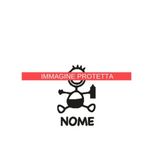 Neonato E Neonata 7 Adesivi Famiglia - Neonato Neonata