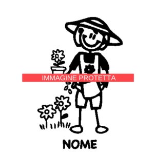 Nonno E Nonna 2 Adesivi Famiglia - Neonato Neonata