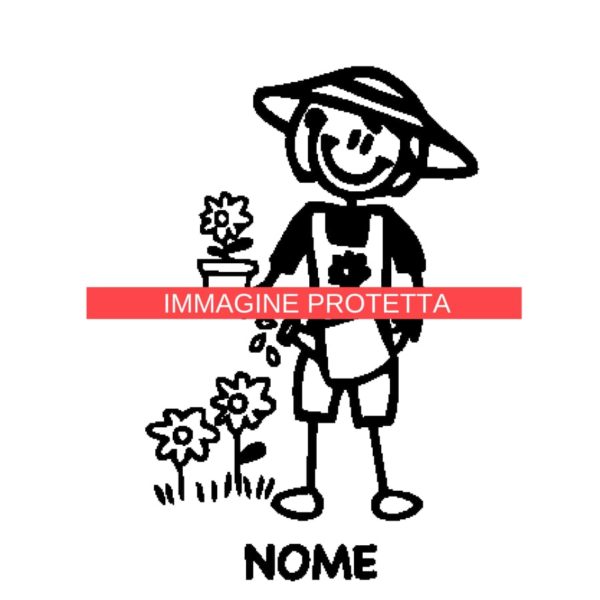 Nonno E Nonna 2 Adesivi Famiglia - Neonato Neonata