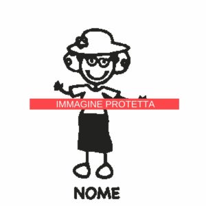 Nonno E Nonna 3 Adesivi Famiglia - Neonato Neonata