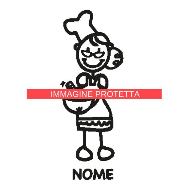 Nonno E Nonna 6 Adesivi Famiglia - Neonato Neonata