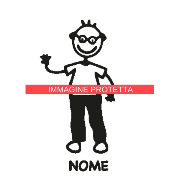 Nonno E Nonna 7 Adesivi Famiglia - Neonato Neonata