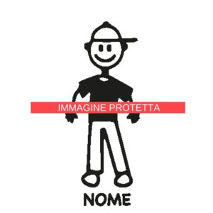 Papà 10 Adesivi Famiglia - Papa
