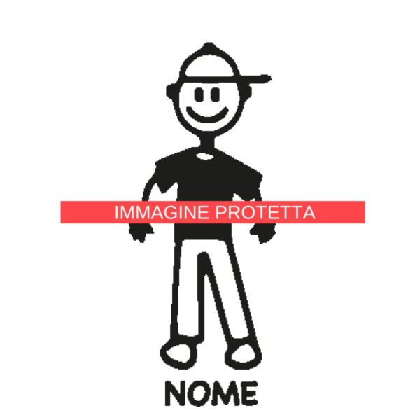 Papà 10 Adesivi Famiglia - Papa