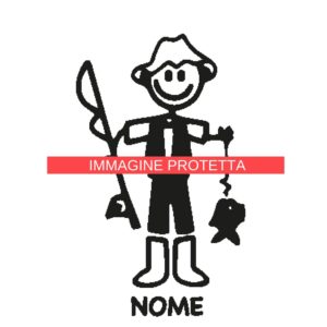 Papà 11 Adesivi Famiglia - Papa