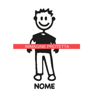Papà 16 Adesivi Famiglia - Papa
