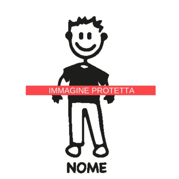 Papà 16 Adesivi Famiglia - Papa