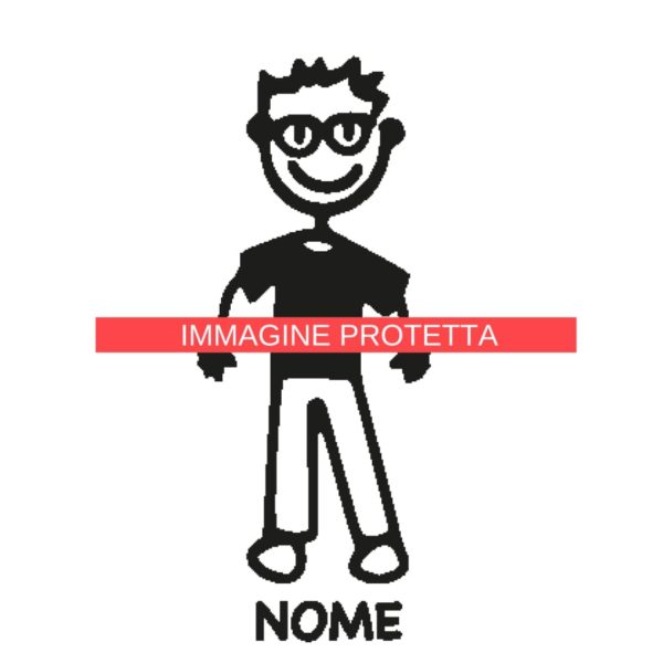 Papà 19 Adesivi Famiglia - Papa