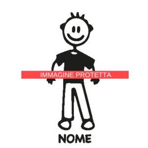 Papà 21 Adesivi Famiglia - Papa