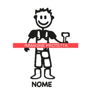 Papà 22 Adesivi Famiglia - Papa