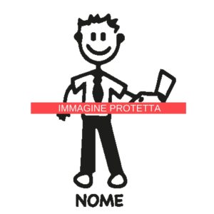 Papà 24 Adesivi Famiglia - Papa