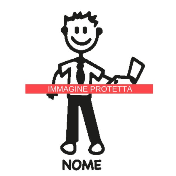 Papà 24 Adesivi Famiglia - Papa