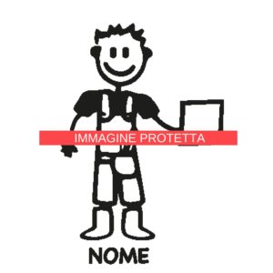 Papà 25 Adesivi Famiglia - Papa