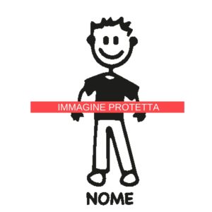 Papà 27 Adesivi Famiglia - Papa