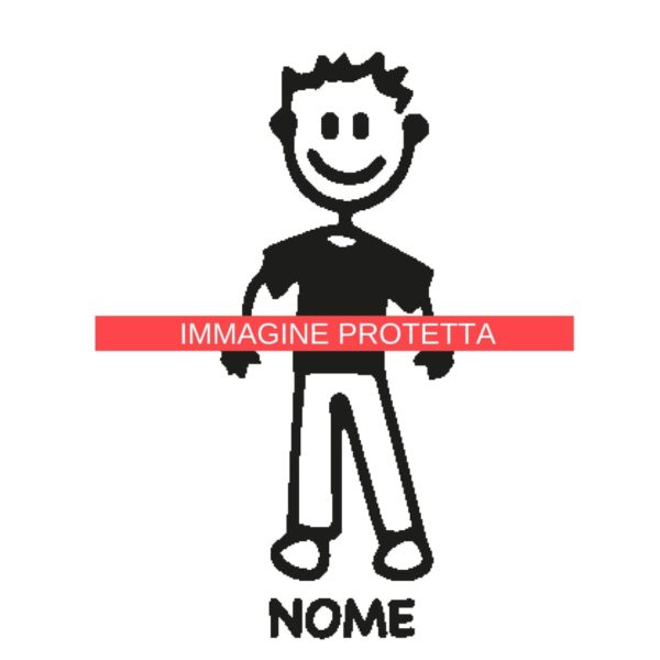 Papà 27 Adesivi Famiglia - Papa