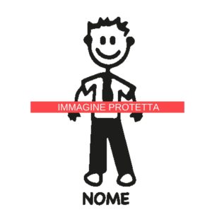 Papà 28 Adesivi Famiglia - Papa