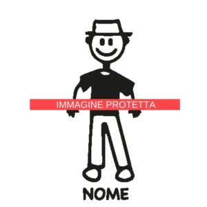 Papà 29 Adesivi Famiglia - Papa