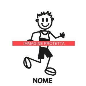 Papà 3 Adesivi Famiglia - Papa