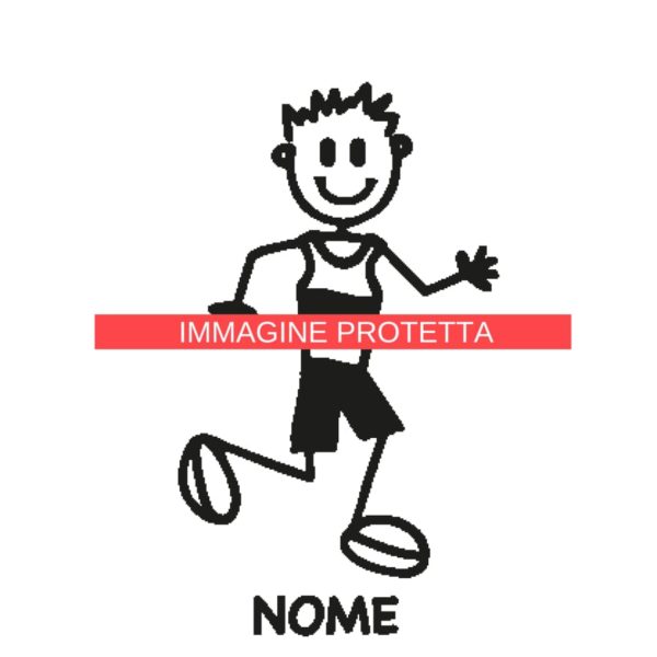 Papà 3 Adesivi Famiglia - Papa