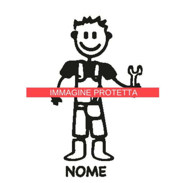 Papà 30 Adesivi Famiglia - Papa
