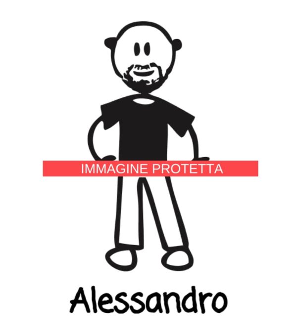 Papà 36 Adesivi Famiglia - Papa