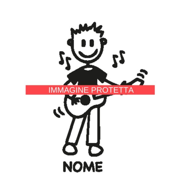 Papà 4 Adesivi Famiglia - Papa