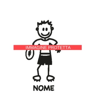 Ragazzo E Ragazza 1 Adesivi Famiglia - Ragazzo Ragazza