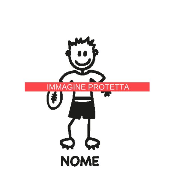Ragazzo E Ragazza 1 Adesivi Famiglia - Ragazzo Ragazza