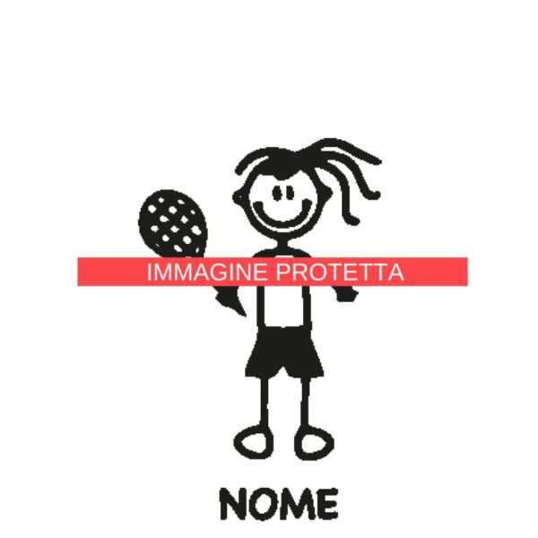 Ragazzo E Ragazza 16 Adesivi Famiglia - Ragazzo Ragazza