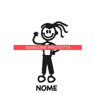 Ragazzo E Ragazza 19 Adesivi Famiglia - Ragazzo Ragazza