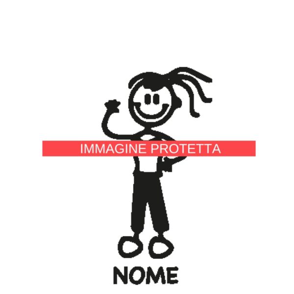 Ragazzo E Ragazza 19 Adesivi Famiglia - Ragazzo Ragazza