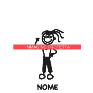 Ragazzo E Ragazza 21 Adesivi Famiglia - Ragazzo Ragazza