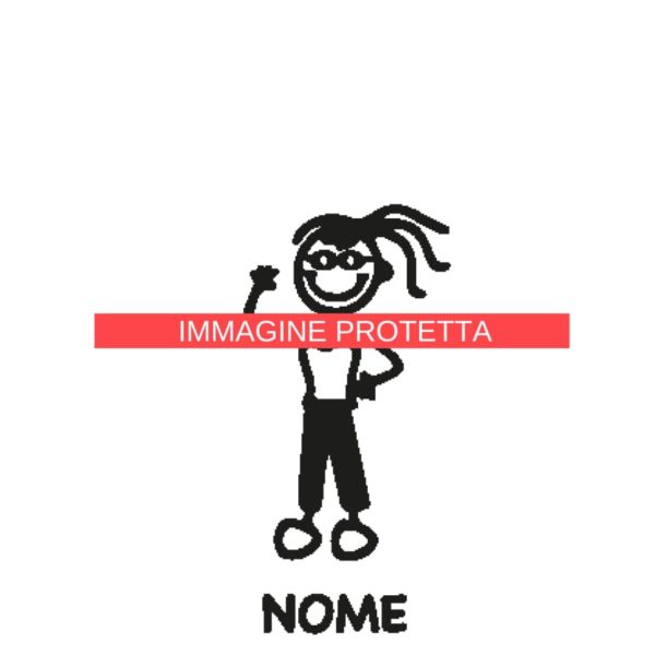 Ragazzo E Ragazza 21 Adesivi Famiglia - Ragazzo Ragazza