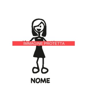 Ragazzo E Ragazza 22 Adesivi Famiglia - Ragazzo Ragazza