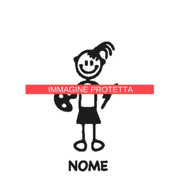 Ragazzo E Ragazza 23 Adesivi Famiglia - Ragazzo Ragazza