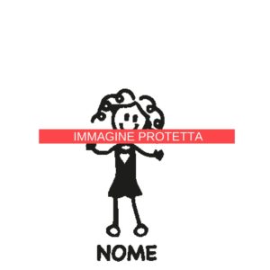 Ragazzo E Ragazza 25 Adesivi Famiglia - Ragazzo Ragazza