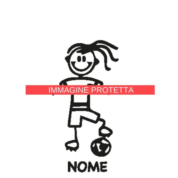 Ragazzo E Ragazza 26 Adesivi Famiglia - Ragazzo Ragazza