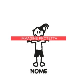 Ragazzo E Ragazza 27 Adesivi Famiglia - Ragazzo Ragazza