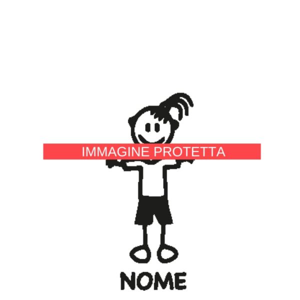 Ragazzo E Ragazza 27 Adesivi Famiglia - Ragazzo Ragazza
