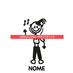Ragazzo E Ragazza 29 Adesivi Famiglia - Ragazzo Ragazza