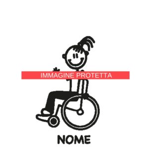 Ragazzo E Ragazza 30 Adesivi Famiglia - Ragazzo Ragazza
