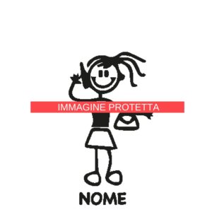 Ragazzo E Ragazza 31 Adesivi Famiglia - Ragazzo Ragazza