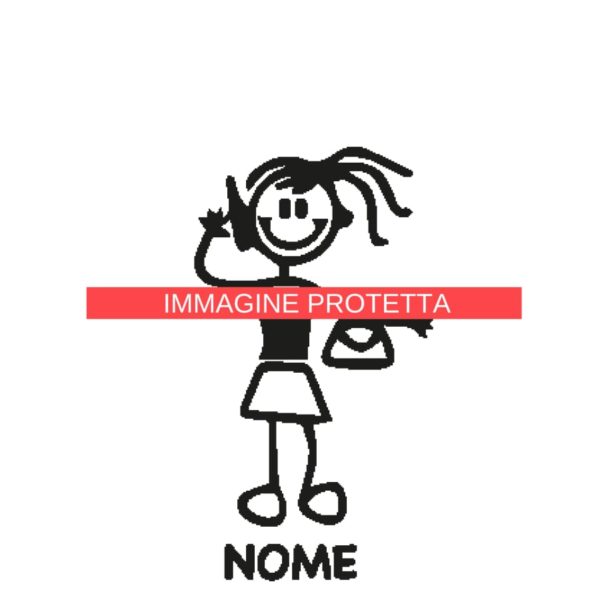 Ragazzo E Ragazza 31 Adesivi Famiglia - Ragazzo Ragazza